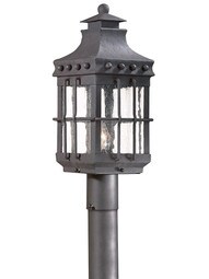 Dover Exterior Post Light in Natural Bronze